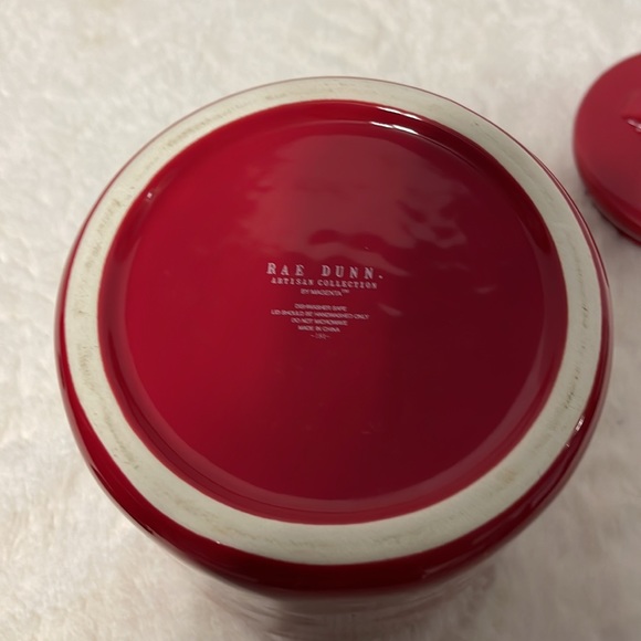 New Rae Dunn By Magenta SANTA PAWS Canister/ Cookie jar - Picture 2 of 3